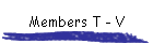 Members T - V